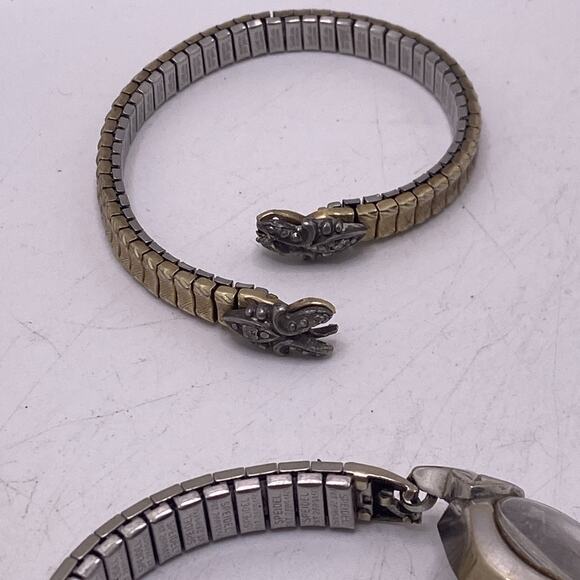 Lot Of Vintage 10k GP Gold Watch Bands Mens Womens Some Wearable 108 Grams main image 5